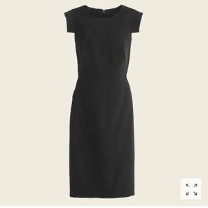 JCrew Black Resume Dress Size 4